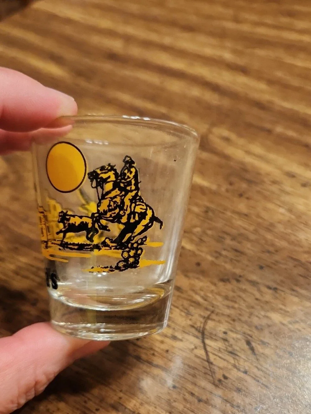 Texas Yellow & Black Souvenir Shot Glass
